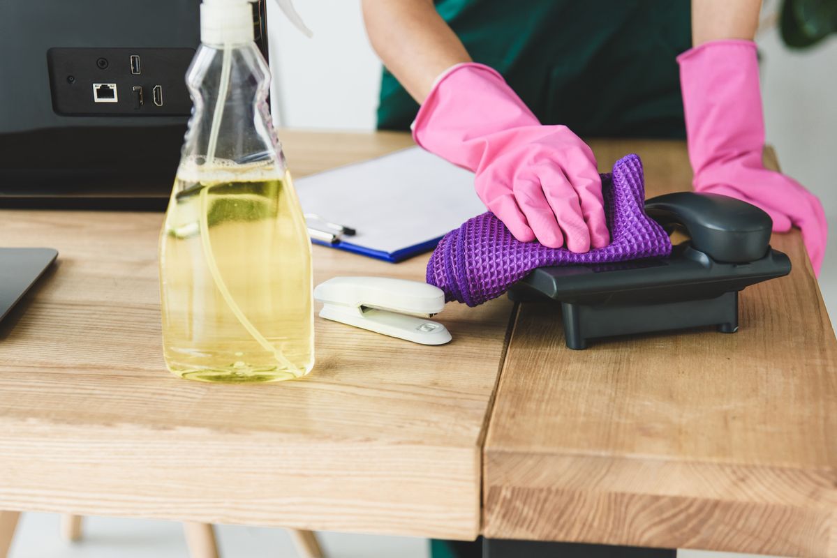 Kantoor en werkplek schoonmaak